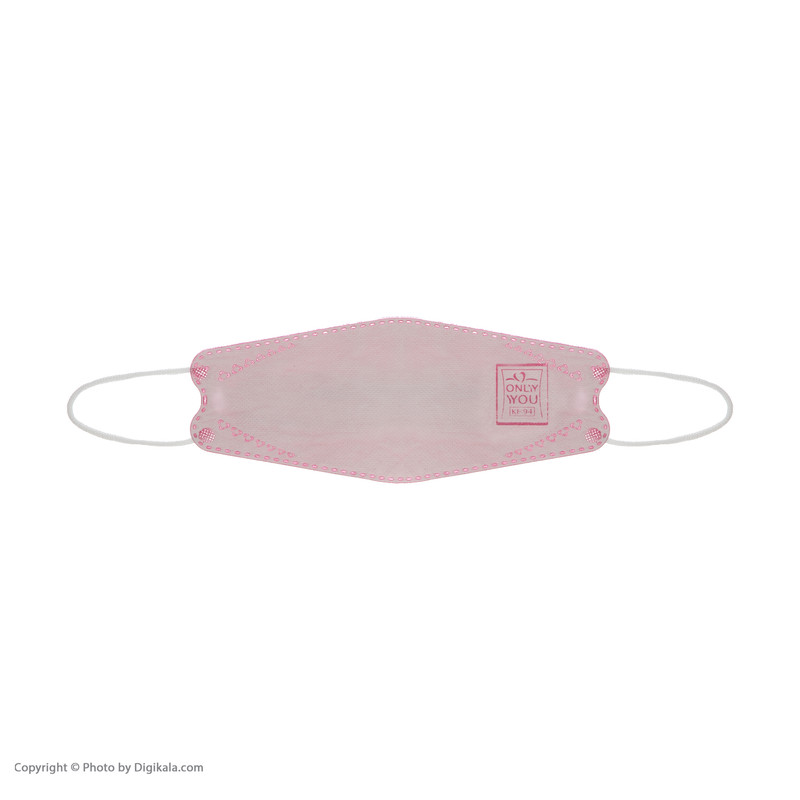 ماسک تنفسی اونلی یو  مدل سه بعدی Pnk-H 551 بسته 20 عددی