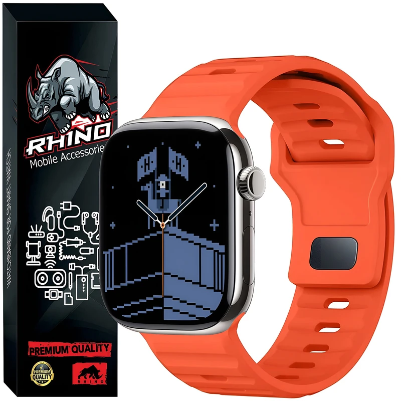 بند راینو مدل Simple Style مناسب برای اپل واچ سری 11 سایز 42 میلی متری