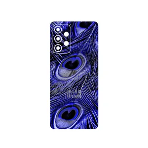 MAHOOT Purple Feather Cover Sticker for Samsung Galaxy A33 5G