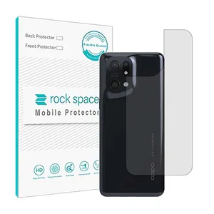 Transparent Rockspace HyGEL model phone back protector suitable for Oppo find x5 pro mobile phone