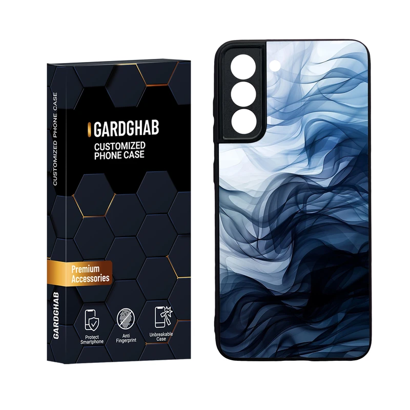   کاور گارد قاب مدل دور ژله ای پشت گلس ساده مناسب برای گوشی موبایل سامسونگ Galaxy S21 FE