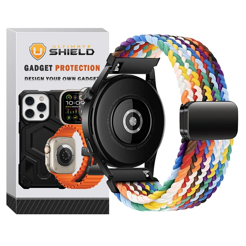 بند آلتیمیت شیلد مدل Braided Magsolo Mix TW مناسب برای ساعت هوشمند کیسلکت Kr / Kr2 / Kr pro 22mm