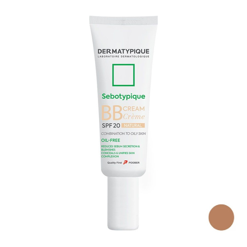 کرم پودر BB درماتیپیک مدل Sebotypique شماره 02 مناسب برای پوست های چرب و مختلط حجم 30 میلی لیتر