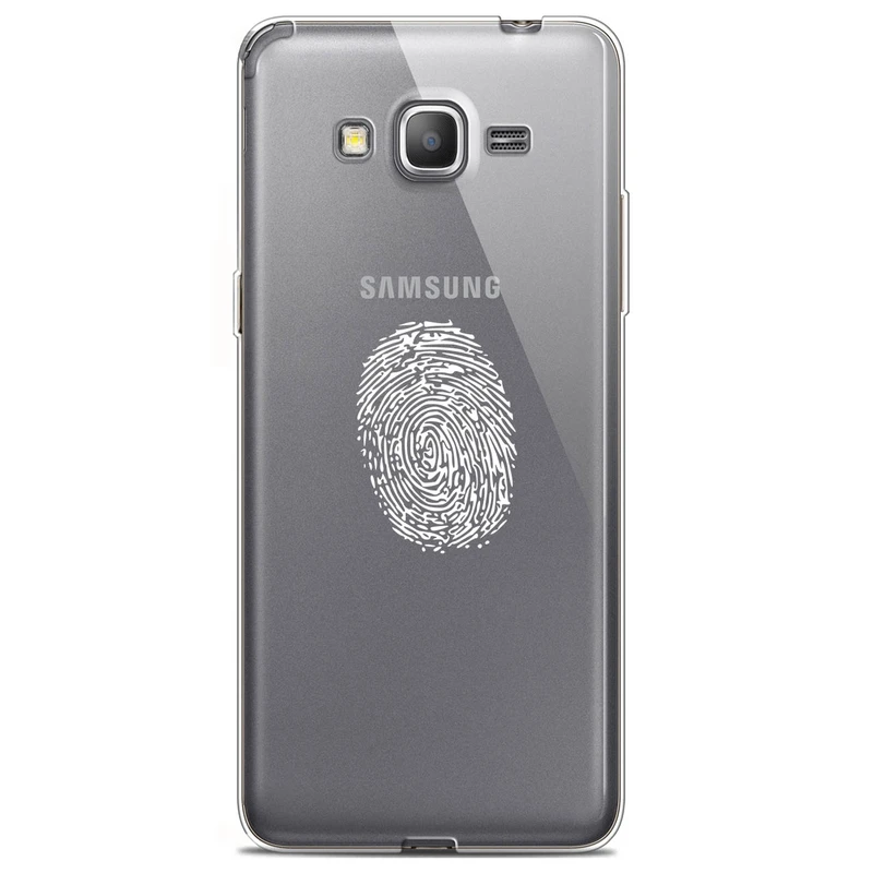 کاور مگافون طرح اثر انگشت مدل C62-W مناسب برای گوشی موبایل سامسونگ Galaxy Grand Prime Plus / G532 