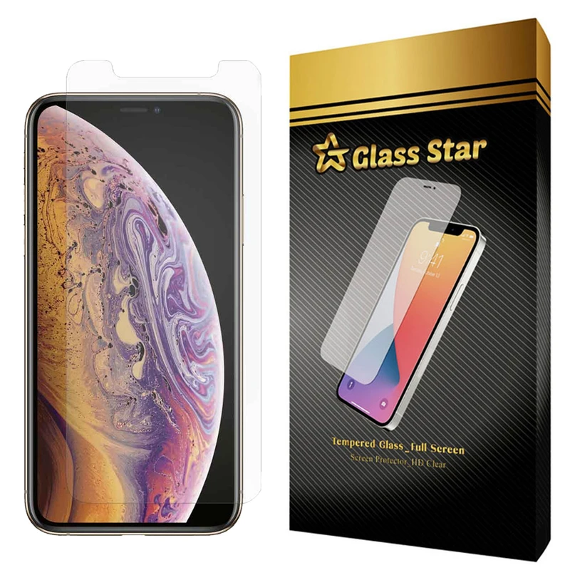 محافظ صفحه نمایش گلس استار مدل SADE مناسب برای گوشی موبایل اپل iPhone X