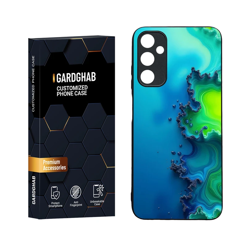 کاور گارد قاب مدل دورژله ای پشت گلس ساده مناسب برای گوشی موبایل سامسونگ Galaxy A05s