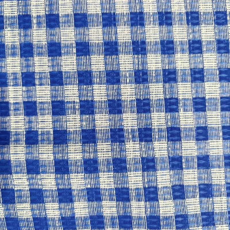 پارچه آشپزخانه عرض 1.5 متر اسپی توره مدل چهارخانه کد 11374 رنگ سرمه‌ای