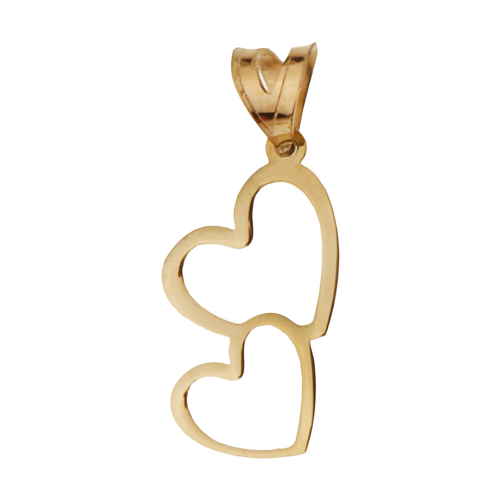 آویز گردنبند طلا 18 عیار زنانه مایا ماهک مدل MM1494 طرح قلب -  - 1