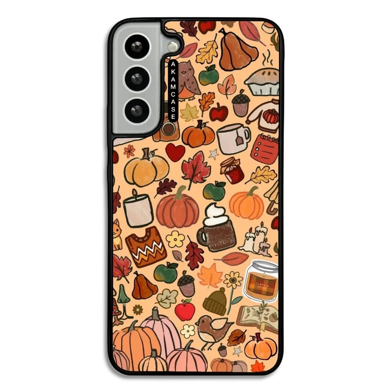 کاور آکام مدل AMC-WSGS22P-PUMPKIN-13 مناسب برای گوشی موبایل سامسونگ Galaxy S22 Plus