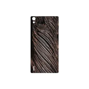 MAHOOT Wood Texture 9 Cover Sticker for Huawei Ascend P7