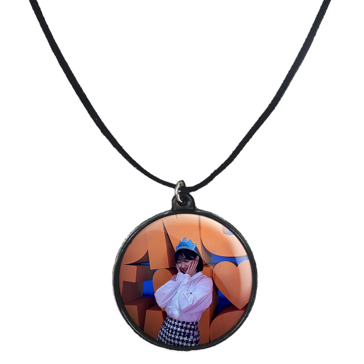 گردنبند پرمانه طرح تو ایس کد pmb.19647 مدل دو طرفه