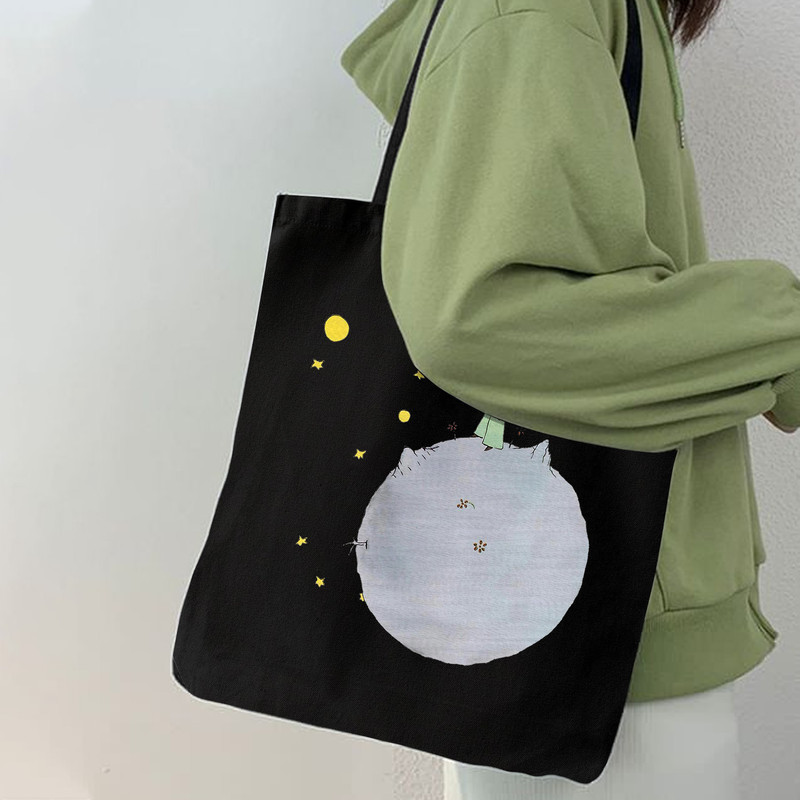 ساک خرید ترمه طراحان ایده مدل شازده کوچولو کد cfp1345 - L