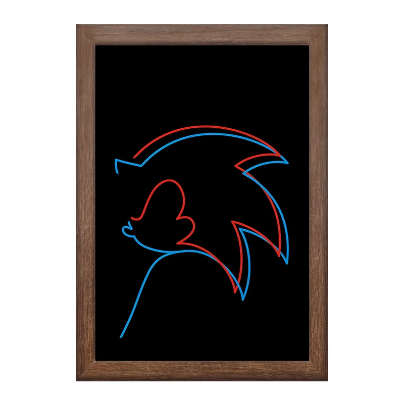 تابلو خندالو طرح سونیک (Sonic) کد F3784