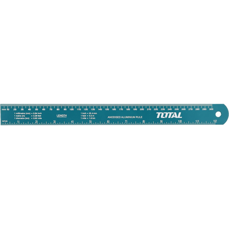 خط کش 30 سانتی متری توتال مدل TMT633002