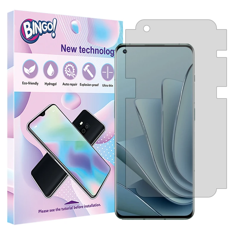 محافظ صفحه نمایش شفاف بینگو مدل Tough مناسب برای گوشی موبایل وان پلاس 10 Pro