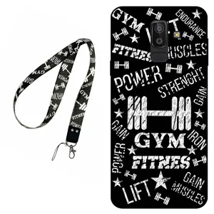 Megafone Gym 0010 Cover For Samsung Galaxy J8 2018 Mobile Neckband