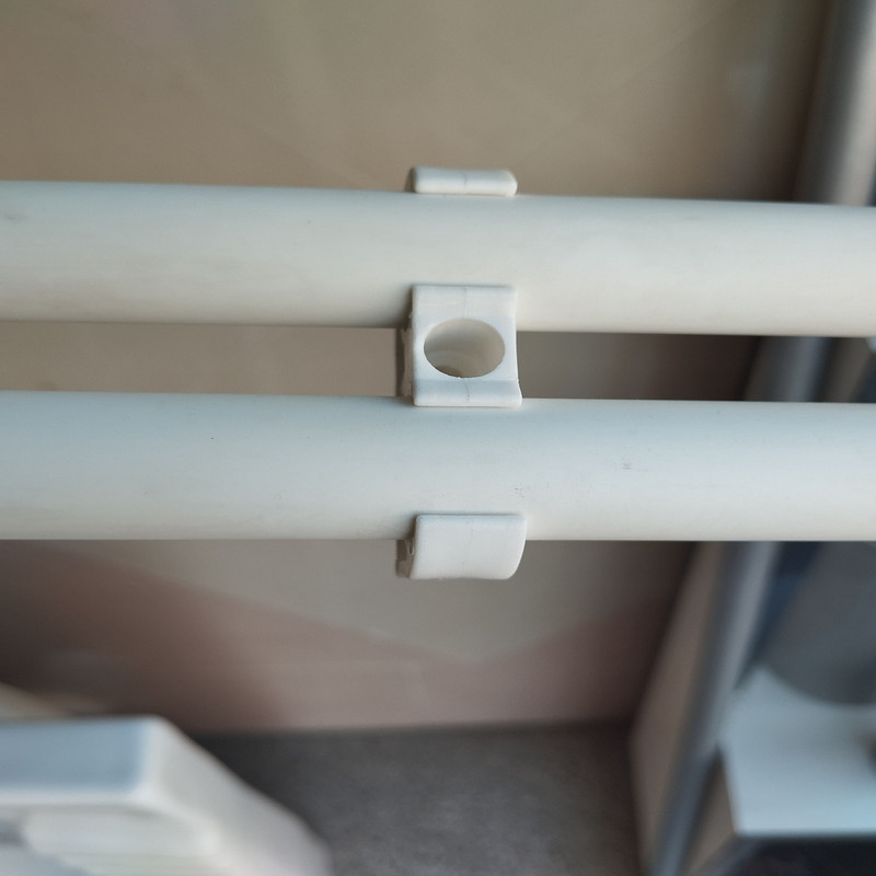 بست دوبل لوله و پیچ و رول پلاک مدل 01 مجموعه 10 عددی