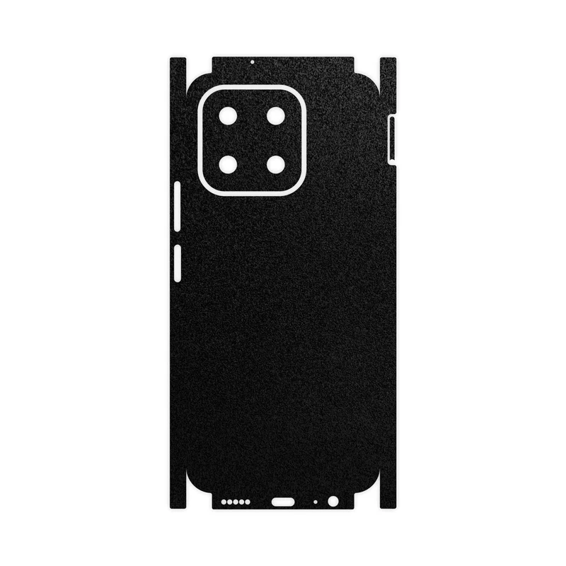 برچسب پوششی ماهوت مدل Black-Suede-FullSkin مناسب برای گوشی موبایل آنر X6b