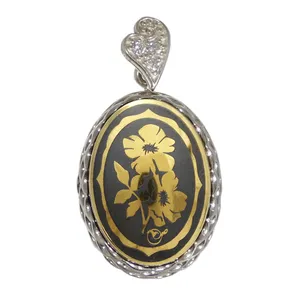 آویز گردنبند نقره زنانه مدل حدید اردیبهشت ماه کد 77931