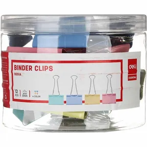 گیره کاغذ دلی مدل 8551A بسته 12 عددی