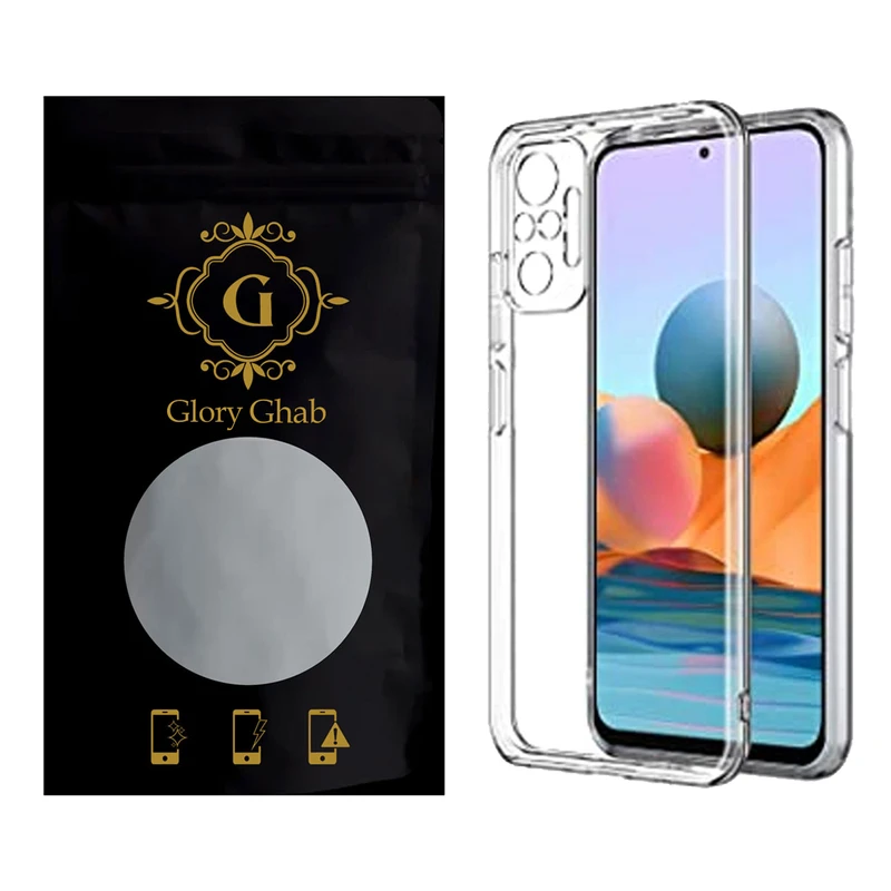 کاور گلوری قاب مدل شفاف SPACE مناسب برای گوشی موبایل شیائومی Redmi Note 10 Pro