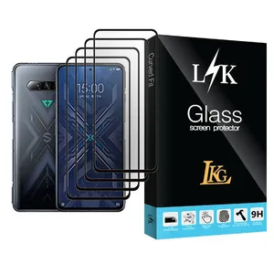 LKG LK Glass MIX004 Screen Protector For Xiaomi Black Shark 4 Pro Pack Of 4