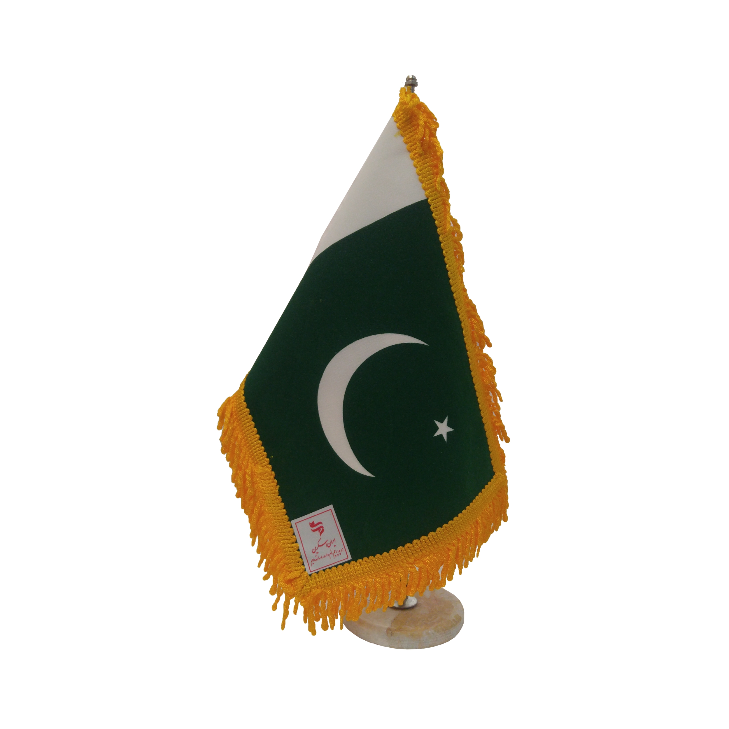 پرچم رومیزی ایران اسکرین طرح پرچم پاکستان مدل 20488