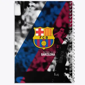 دفتر مشق 100 برگ خندالو طرح بارسلونا (Barcelona) کد F6903