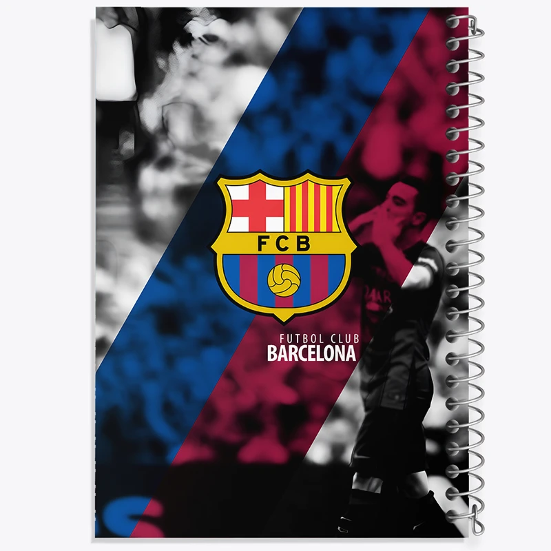 دفتر مشق 100 برگ خندالو طرح بارسلونا (Barcelona) کد F6903