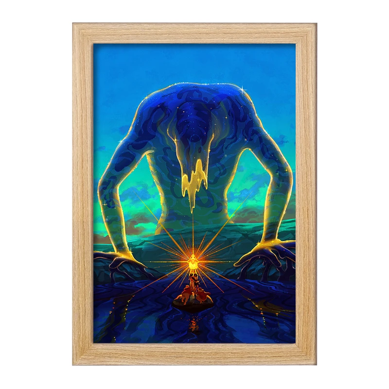 تابلو خندالو مدل سان و آشیتاکا انیمه پرنسس مونونوکه کد 34097