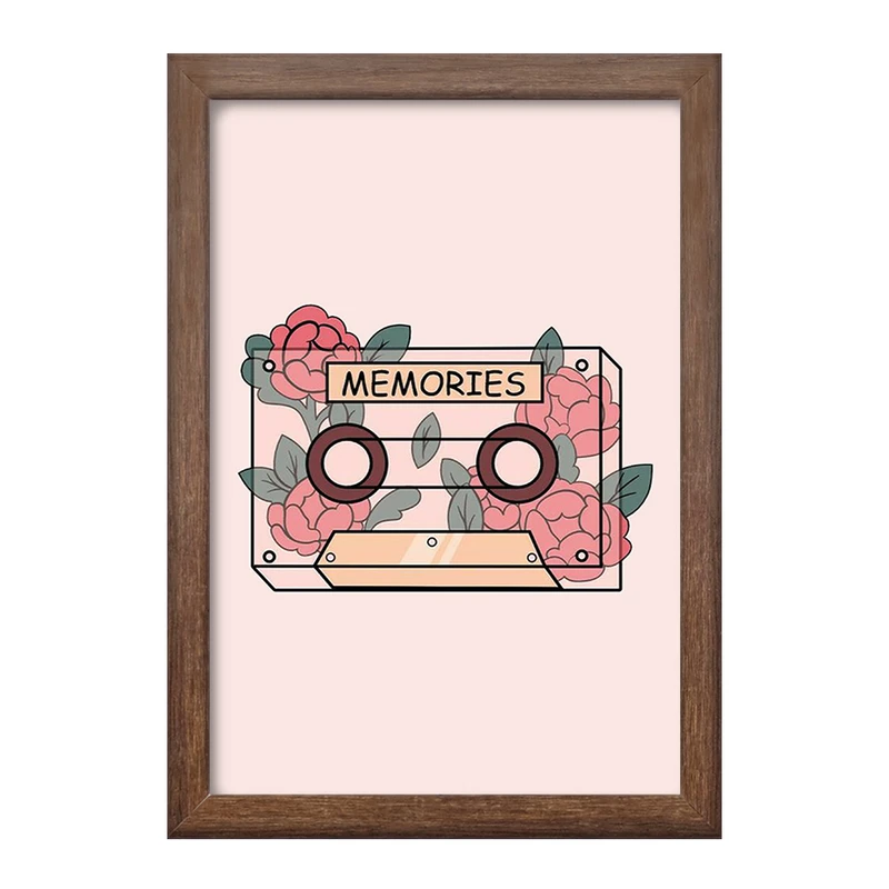 تابلو خندالو طرح نوار کاست کد F3153