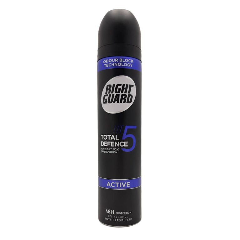 اسپری ضد تعریق مردانه رایت گارد مدل Total Defence Active حجم 250 میلی لیتر