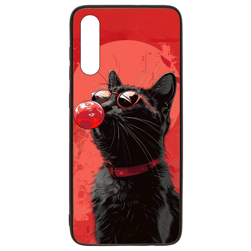 کاور قاب گارد گوشی طرح گربه کد TPU-296 مناسب برای گوشی موبایل سامسونگ Galaxy A70 / A70s