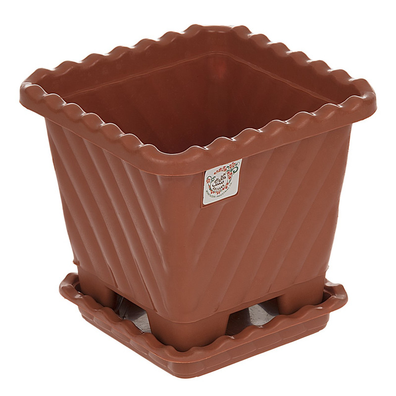 گلدان گل سنگ مدل 413 ارتفاع 16.5 سانتی متر