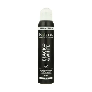 اسپری بدن مردانه بوتانیس مدل Black &White حجم 175 میلی لیتر