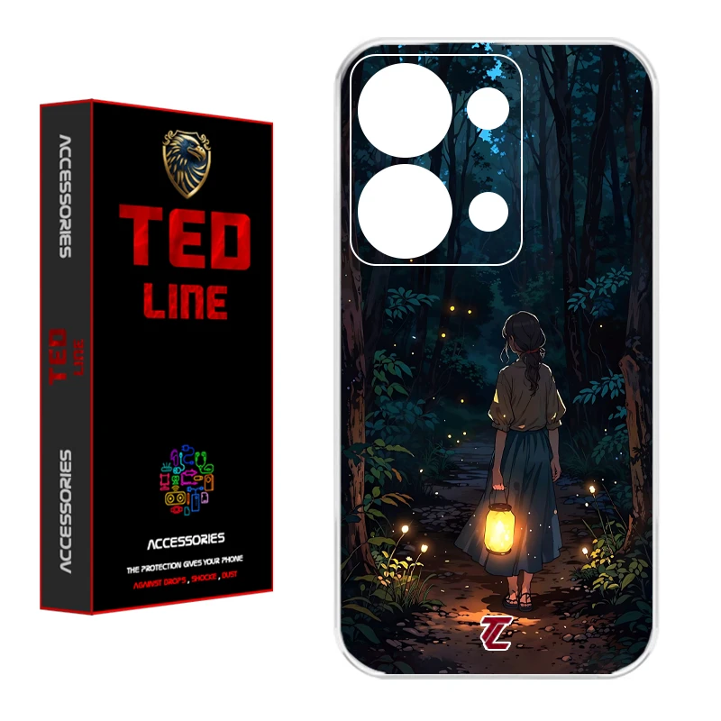 کاور تدلاین طرح دخترونه کد 1198 مناسب برای گوشی موبایل شیائومی Redmi Note 13 Pro 4G / Poco M6 Pro