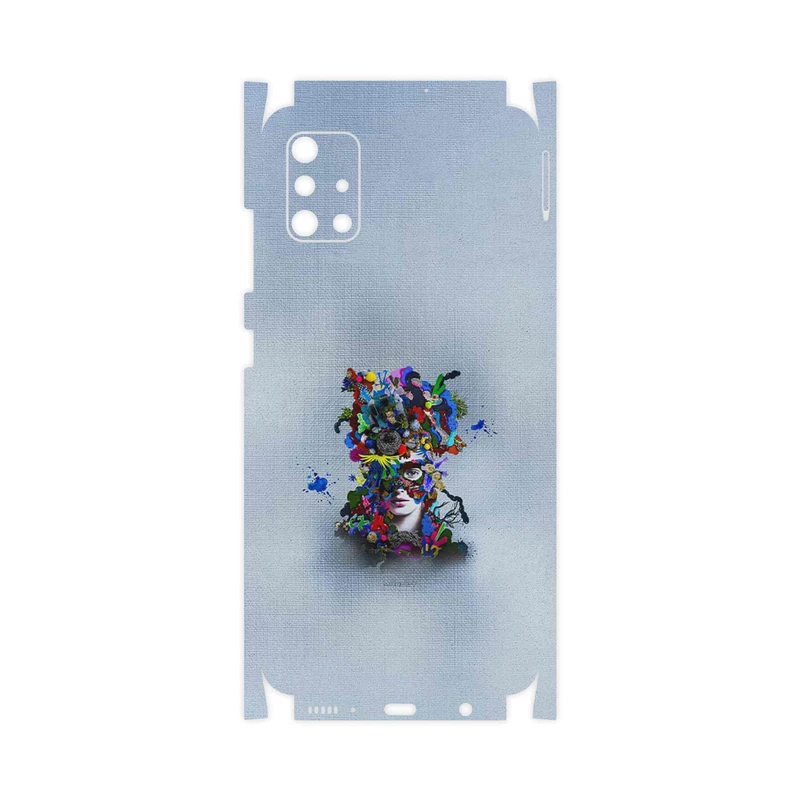 برچسب پوششی ماهوت مدل Collage of surreal Portrait of Women 4-FullSkin مناسب برای گوشی موبایل سامسونگ Galaxy A51