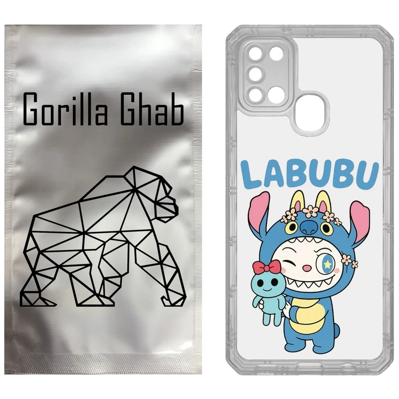 کاور گوریلا قاب مدل CLG کد 112 طرح لبوبو مناسب برای گوشی موبایل سامسونگ Galaxy A21S