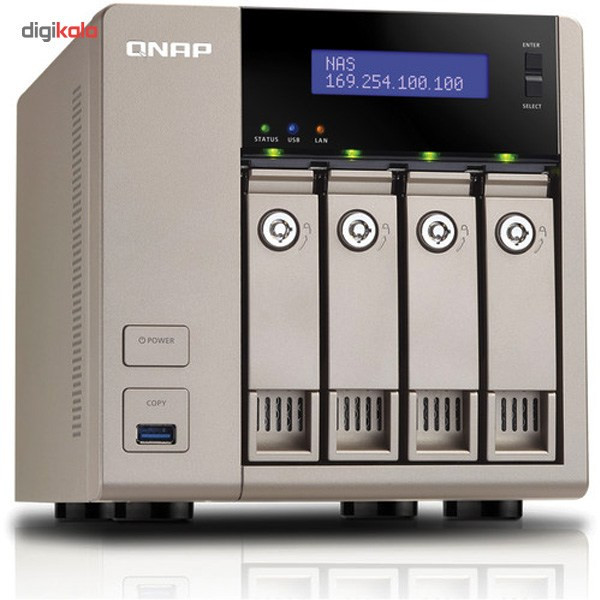 ذخیره ساز تحت شبکه کیونپ مدل TVS-463-8G بدون هارددیسک