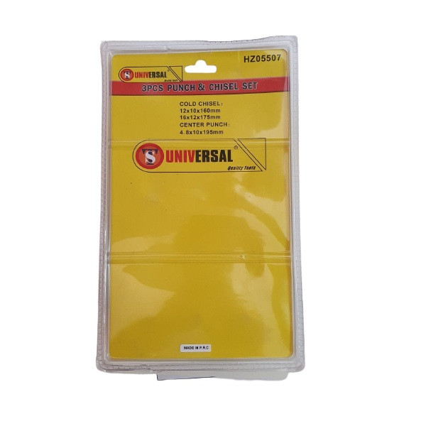 مجموعه 3 عددی قلم و سنبه یونیورسال مدل HZ5507