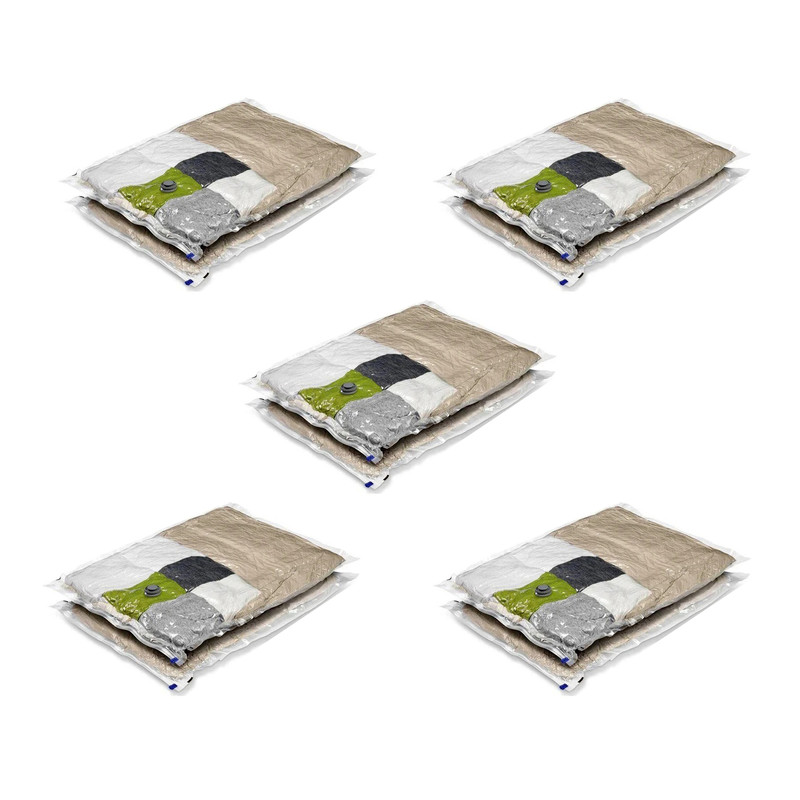 کیسه وکیوم مدل  Blue-5060 محافظ لباس بسته 5 عددی