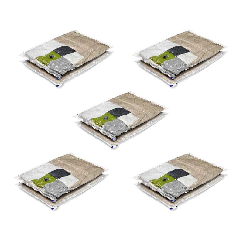 کیسه وکیوم مدل 80130 -BP محافظ لباس بسته 5 عددی کیسه وکیوم مدل 80130 -BP محافظ لباس بسته 5 عددی