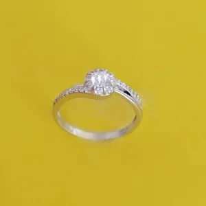 انگشتر نقره زنانه مدل Gh23