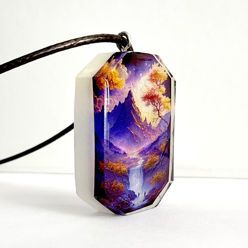 گردنبند مدل شب تاب کد C7