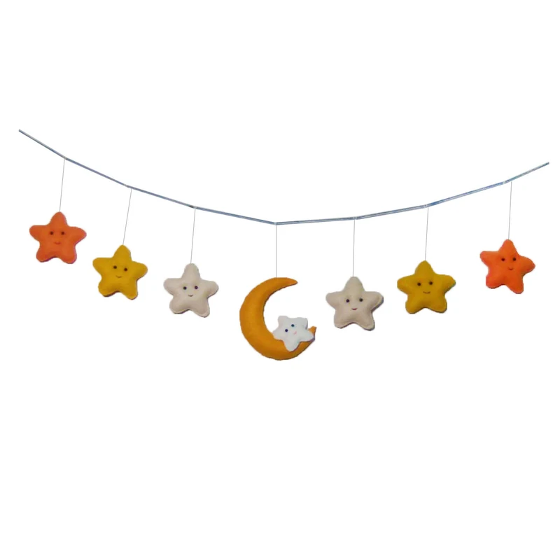ریسه تزئینی اتاق کودک مدل ماه و ستاره کوچولو کد 8753