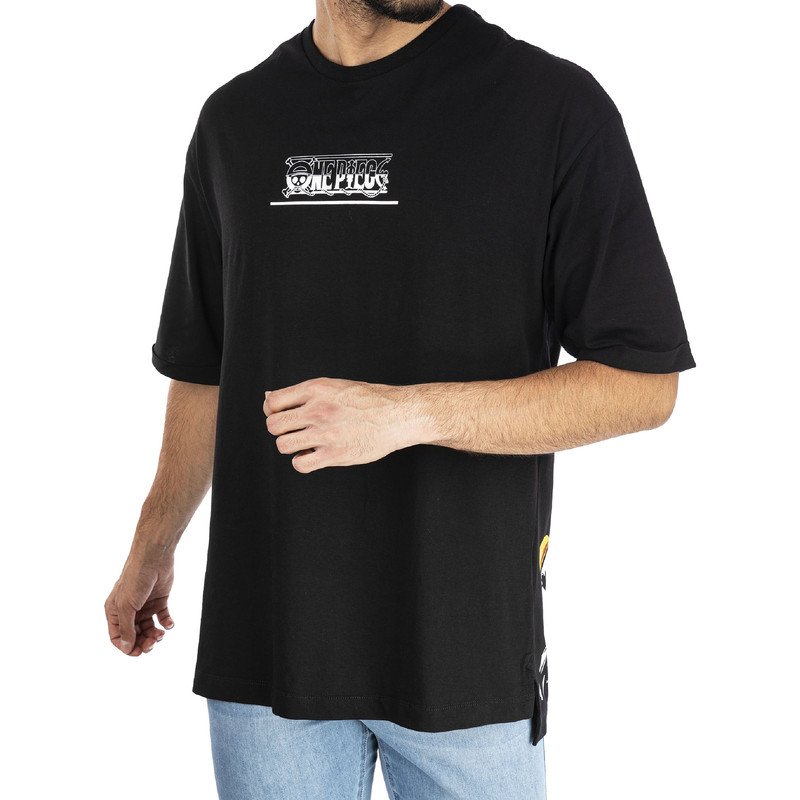 تی شرت آستین کوتاه مردانه جوتی جینز مدل یقه گرد کد 1551346 رنگ مشکی