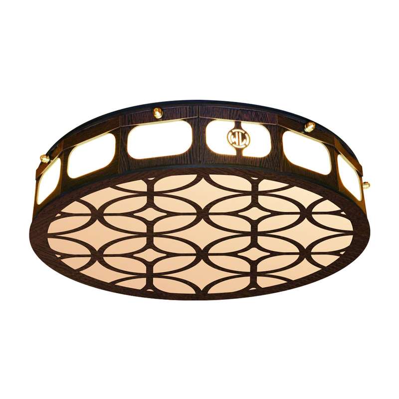 لوستر سقفی وودلایت طرح ساکورا مربع