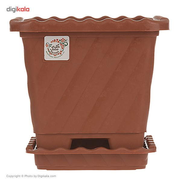 گلدان گل سنگ مدل 413 ارتفاع 16.5 سانتی متر