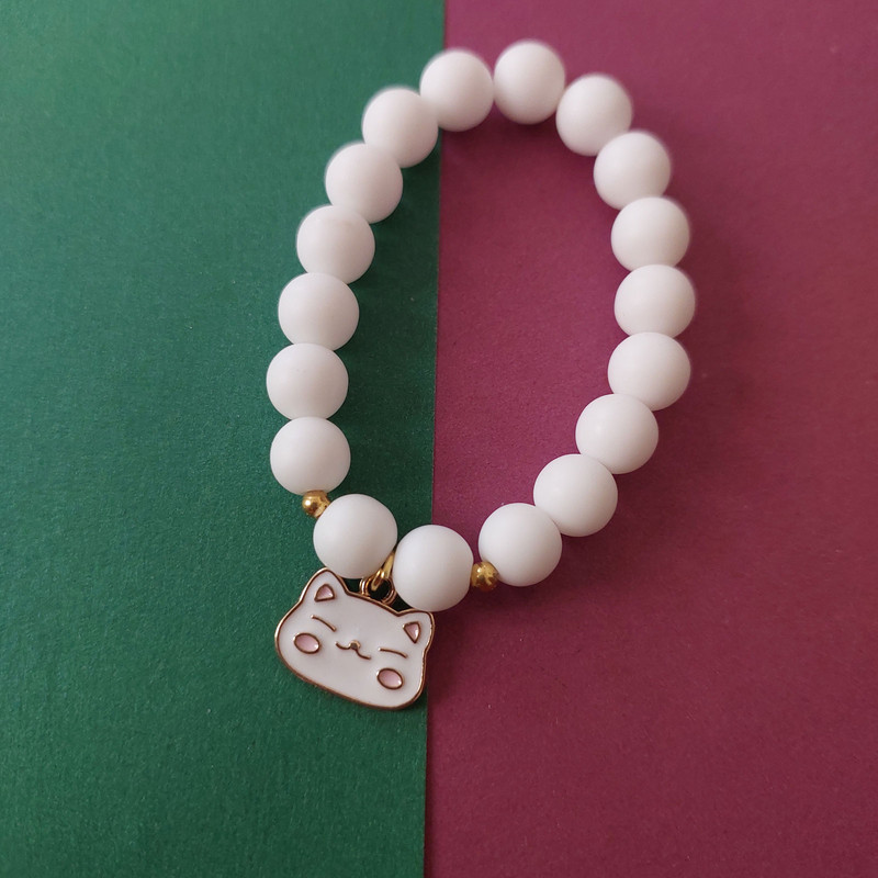 دستبند دخترانه مدل گربه ملوس کد HCK196