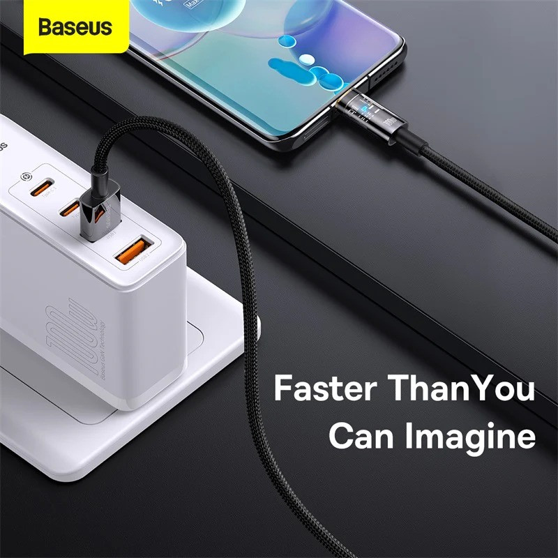 کابل تبدیل USB به USB-C بیسوس مدل B-CA201 طول 1 متر